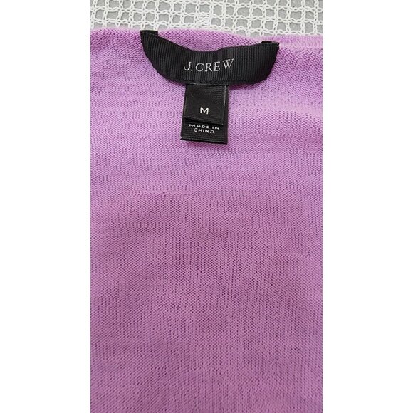 J.CREW WOMEN'S PINK LIGHTWEIGHT 100% MERINO WOOL  PULLOVER SIZE M  # 305 - Picture 4 of 7